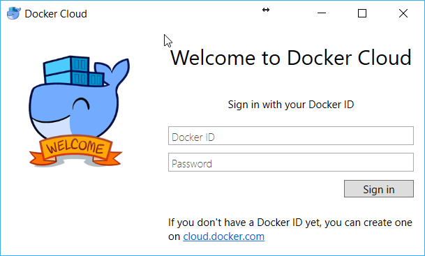 Docker-SignIn-page